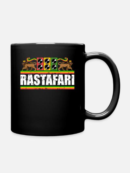 Reggae Rastafarien - Mug uni - noir