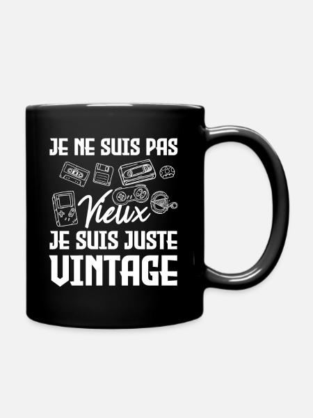 Je ne suis pas vieux - Mug uni - noir