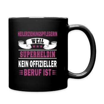 HEP | Heilerziehungspflegerin - Tasse einfarbig - Schwarz - Rechts