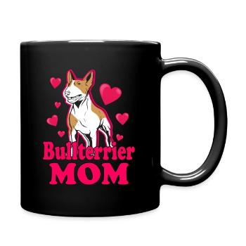 Bull Terrier Dog Dog Sands Bull terrier Mom - Full Colour Mug - black - Right