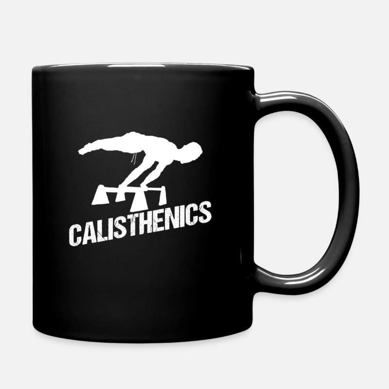 Planche Calisthenics Street Workout - Mug uni - noir