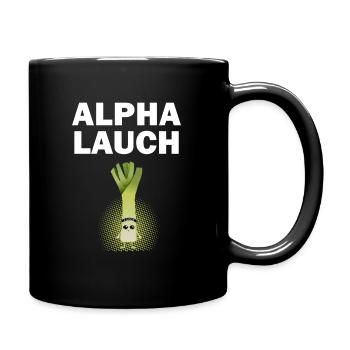 Alpha Lauch I bims un poire de gym sport - Mug uni - noir - Droite