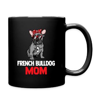 French Bulldog Mom - Full Colour Mug - black - Right