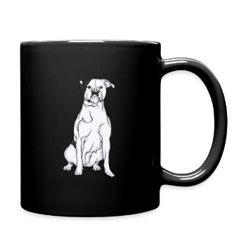 Bulldog américain | American Bulldog - Mug uni - noir - Droite