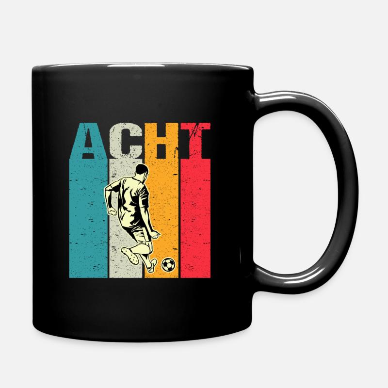 Ich bin schon 8 | 8. Geburtstag Jungen Fussball - Tasse einfarbig - Schwarz