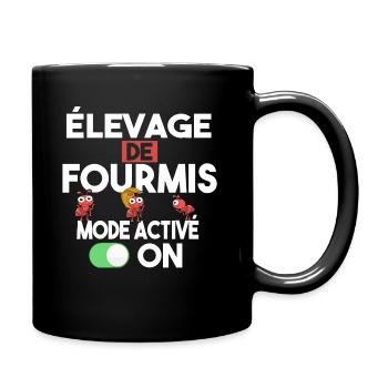Fourmis fourmi fourmiculture métier humour - Mug uni - noir - Droite