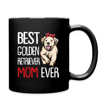 Golden Retriever | Golden Retriever - Mug uni - noir - Droite