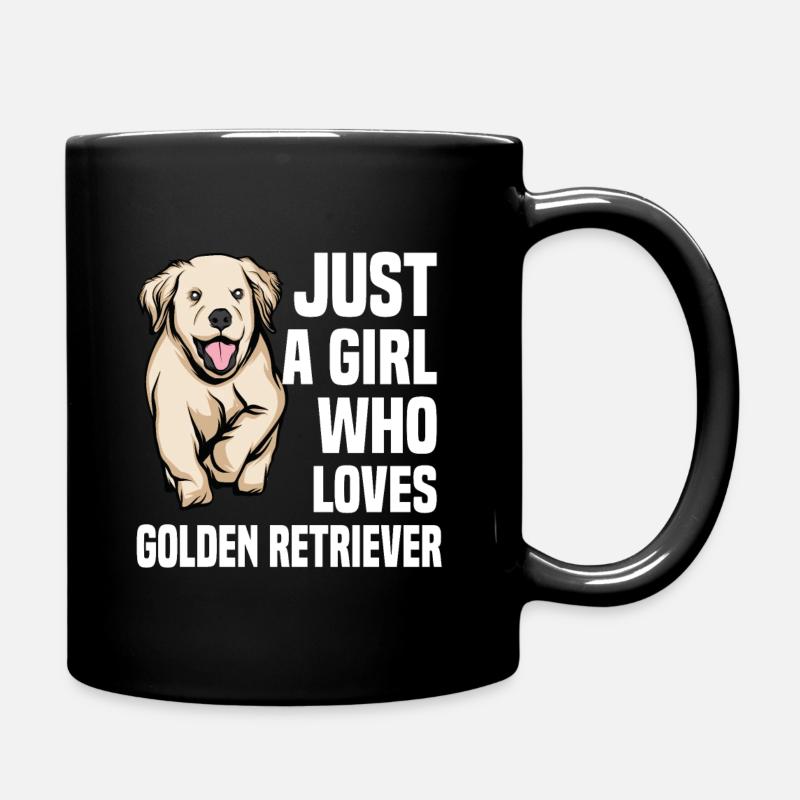 Golden Retriever | Golden Retriever - Mug uni - noir