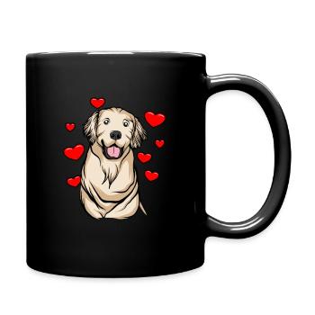 Golden Retriever | Golden Retriever - Mug uni - noir - Droite