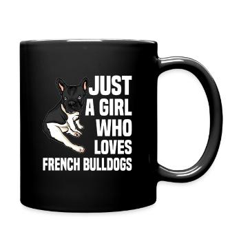 French Bulldog - Mug uni - noir - Droite