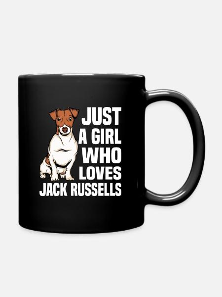 Jack Russell Terrier - Mug uni - noir