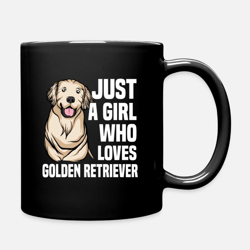 Golden Retriever | Golden Retriever - Mug uni - noir