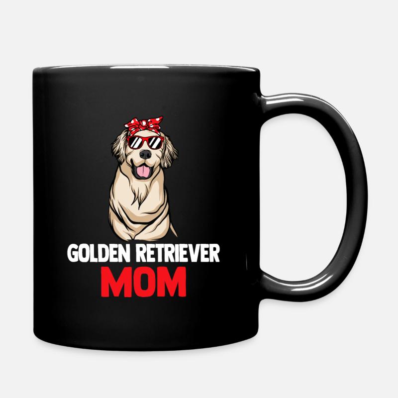 Golden-Retriever | Golden Retriever - Tasse einfarbig - Schwarz