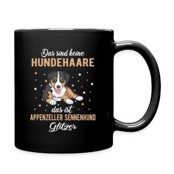 Appenzeller Sennenhund Hundespruch - Tasse einfarbig - Schwarz - Rechts