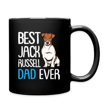 Meilleur Jack Russell Papa - Mug uni - noir - Droite