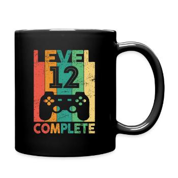 I'm already 12 | 12th Birthday Boys Gaming - Full Colour Mug - black - Right