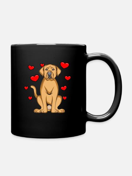 Broholmer - Tasse einfarbig - Schwarz