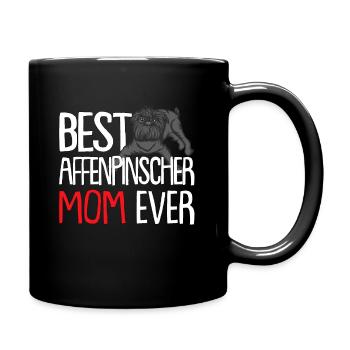 Affenpinscher Dog Mom Frauchen Affenpinscher - Full Colour Mug - black - Right