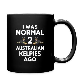 Australian Kelpie Dog Owners - Full Colour Mug - black - Right