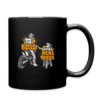 Père Fils Motocross Partenaire Look - Mug uni - noir - Droite