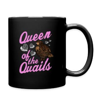 Quail Chickens Bird Quail Breeder | Quail - Full Colour Mug - black - Right