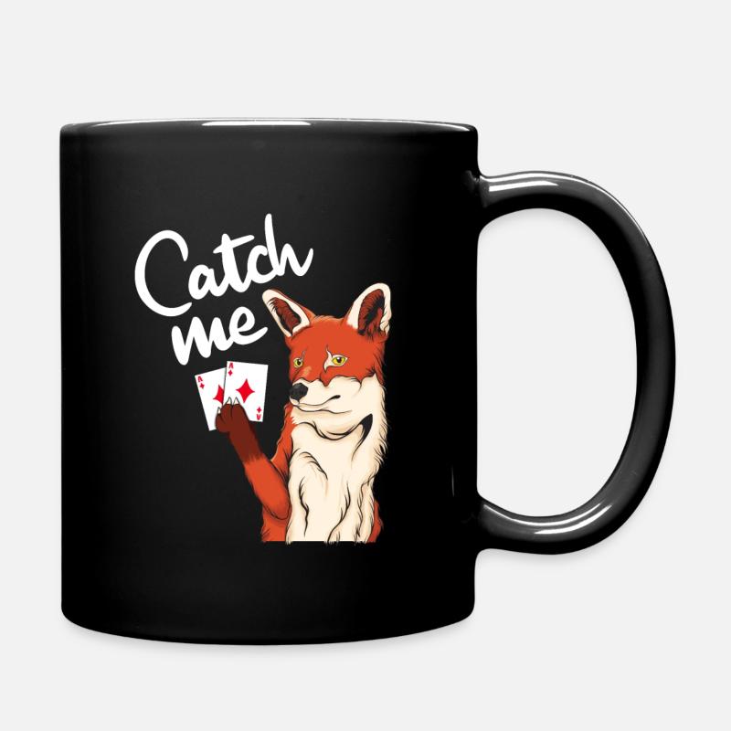 Doppelkopf - Tasse einfarbig - Schwarz