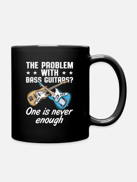 Guitare Basse Guitare - Mug uni - noir