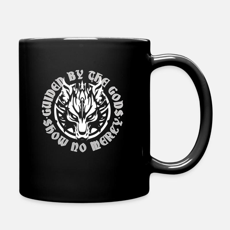 Viking Wolf Tribal - Mug uni - noir