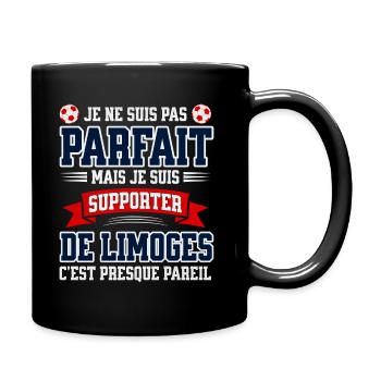 Supporter Football Limoges Foot Fier Limougeaud - Mug uni - noir - Droite