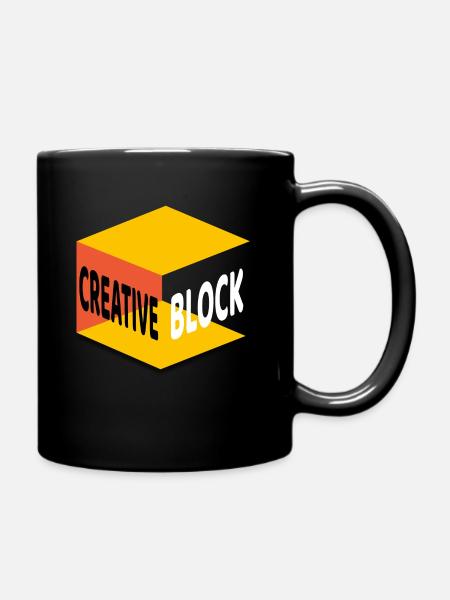 Creative BLOCK - Full Colour Mug - black