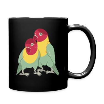Lovebird - Full Colour Mug - black - Right