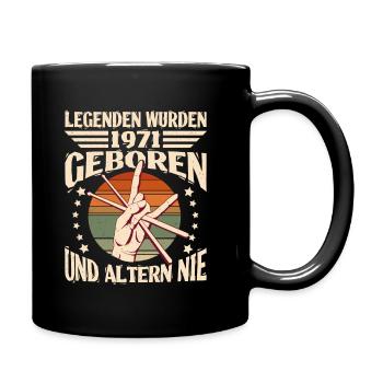 53rd birthday Year of construction 1971 Legend 53 years - Full Colour Mug - black - Right