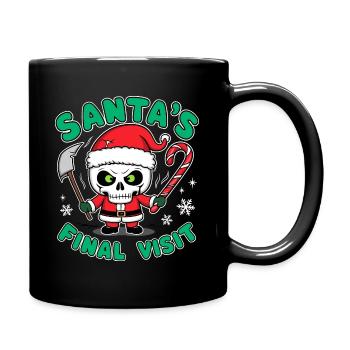 Horreur Père Noël - Mug uni - noir - Droite