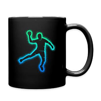 Handball Players Handball Players Children Handball Boys - Full Colour Mug - black - Right