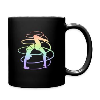 Gymnaste Gymnastique Femmes Enfants Gymnastique Filles - Mug uni - noir - Droite