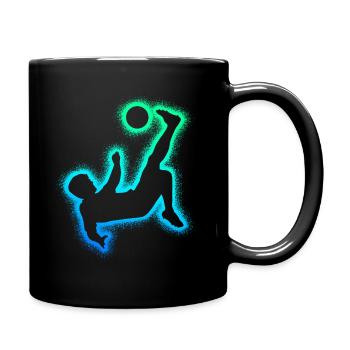 Football Joueurs de football Football Hommes Football - Mug uni - noir - Droite