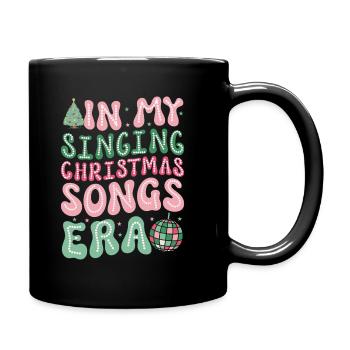 Noël de Weihnachten à l’époque des chansons de Noël chantantes - Mug uni - noir - Droite