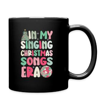 Noël de Weihnachten à l’époque des chansons de Noël chantantes - Mug uni - noir - Droite
