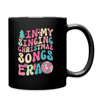 Noël de Weihnachten à l’époque des chansons de Noël chantantes - Mug uni - noir - Droite