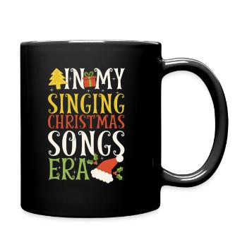 Noël de Weihnachten à l’époque des chansons de Noël chantantes - Mug uni - noir - Droite