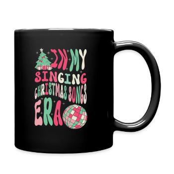 Noël de Weihnachten à l’époque des chansons de Noël chantantes - Mug uni - noir - Droite