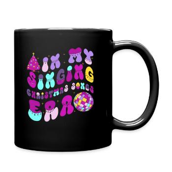 Noël de Weihnachten à l’époque des chansons de Noël chantantes - Mug uni - noir - Droite