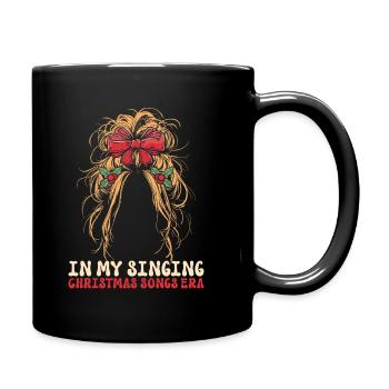 Noël de Weihnachten à l’époque des chansons de Noël chantantes - Mug uni - noir - Droite