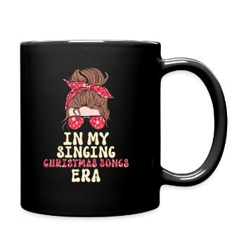 Noël de Weihnachten à l’époque des chansons de Noël chantantes - Mug uni - noir - Droite