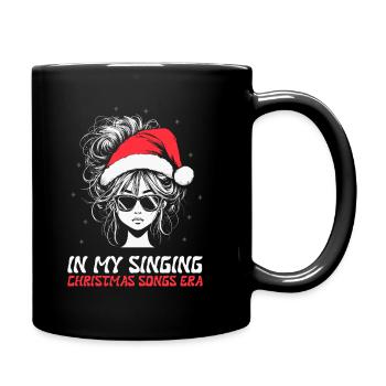 Noël de Weihnachten à l’époque des chansons de Noël chantantes - Mug uni - noir - Droite