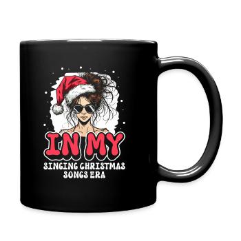 Noël de Weihnachten à l’époque des chansons de Noël chantantes - Mug uni - noir - Droite
