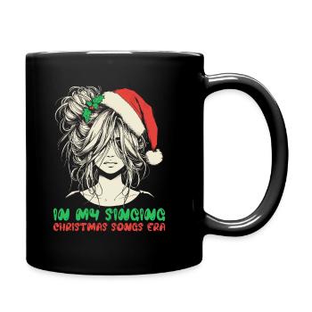 Noël de Weihnachten à l’époque des chansons de Noël chantantes - Mug uni - noir - Droite