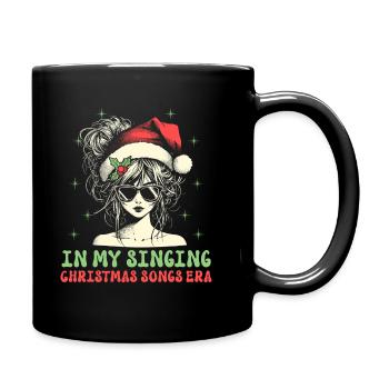 Noël de Weihnachten à l’époque des chansons de Noël chantantes - Mug uni - noir - Droite