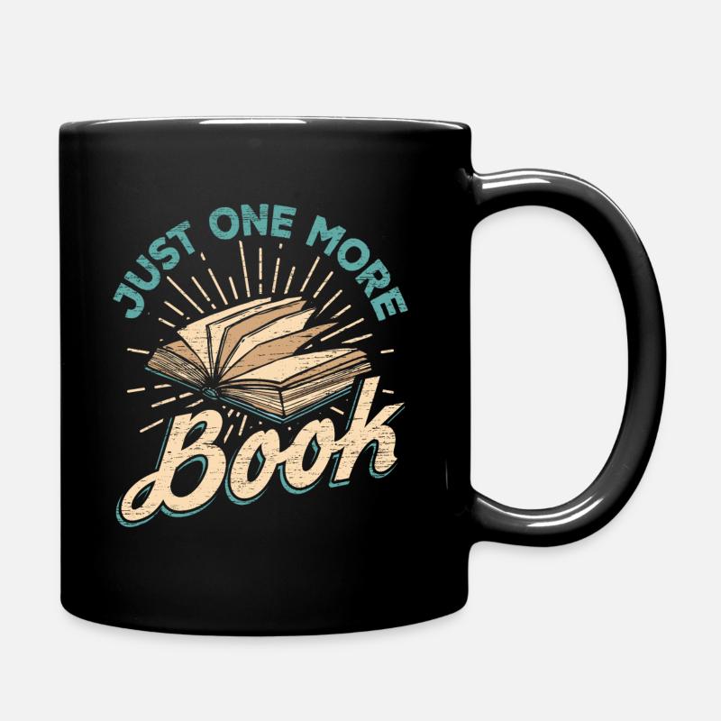 Buch lesen - Tasse einfarbig - Schwarz