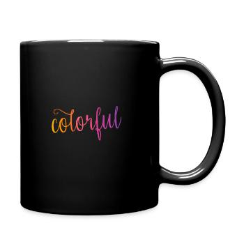 colorful - Full Colour Mug - black - Right